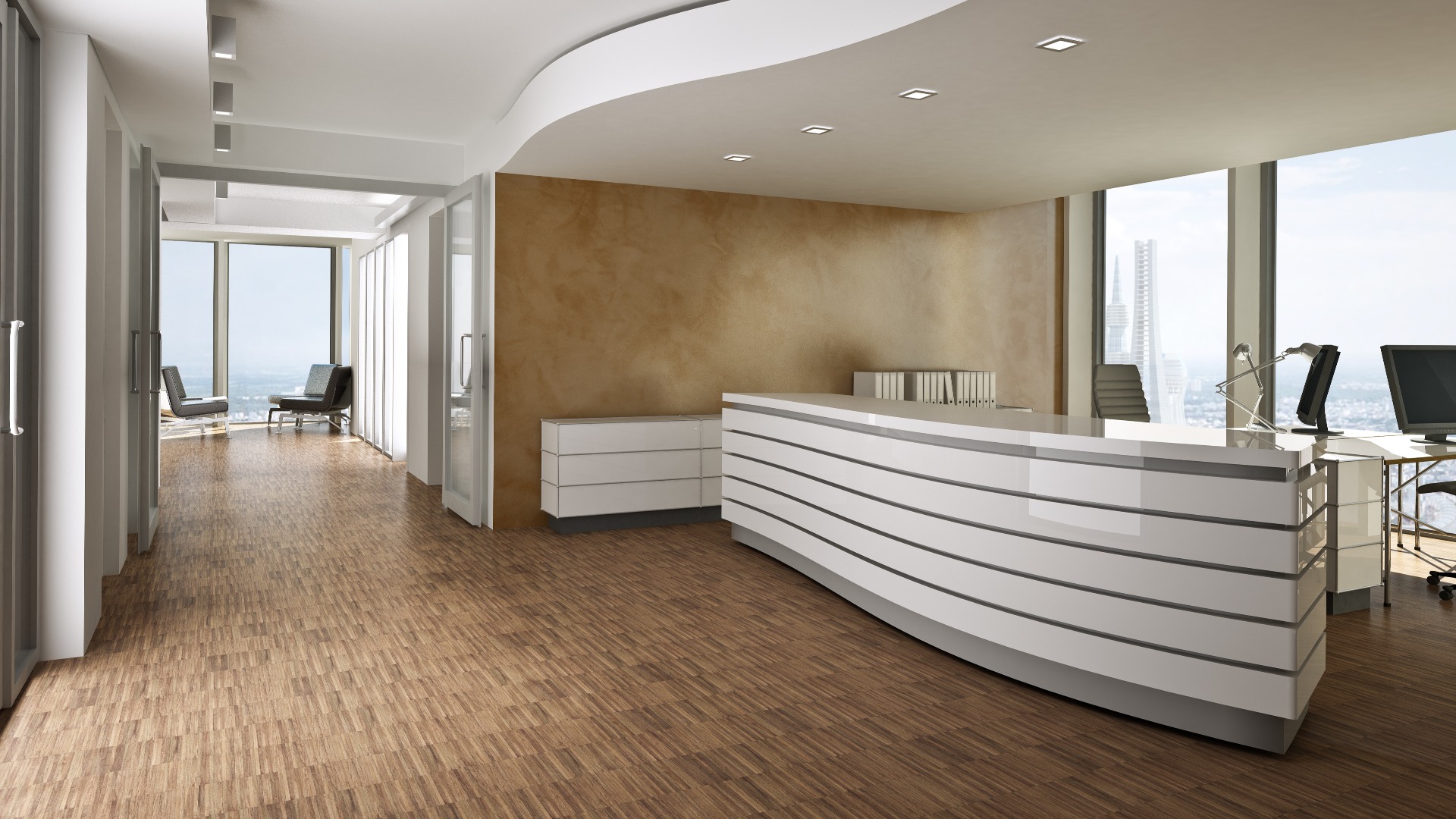 Empfang einer Arztpraxis